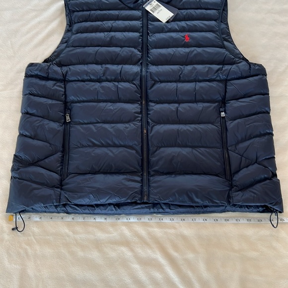 🎉Host Pick🎉Polo Ralph Lauren Mens Navy Blue Puffer Vest Size XXL - Picture 5 of 12